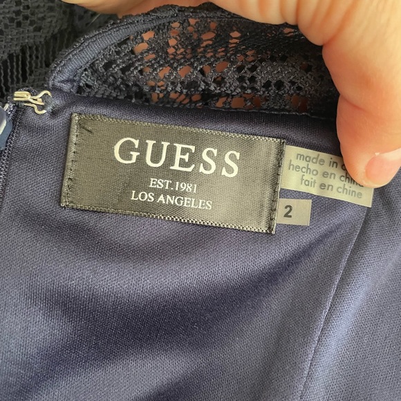 Guess navy blue dress - Picture 7 of 11